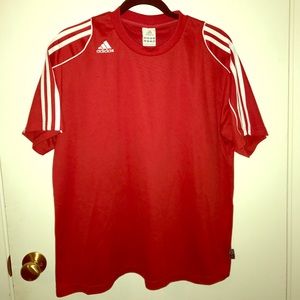 Adidas Climalite red shirt